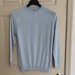 Hermes Sky Blue Crewneck Sweater